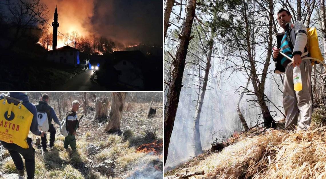 Džamija u Lugu kod Prozora od vatrene stihije spašena u zadnji tren