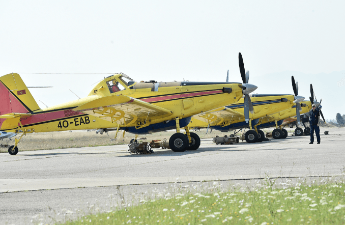 Pogledajte kako air traktori iz Crne Gore gase požar kod Konjica