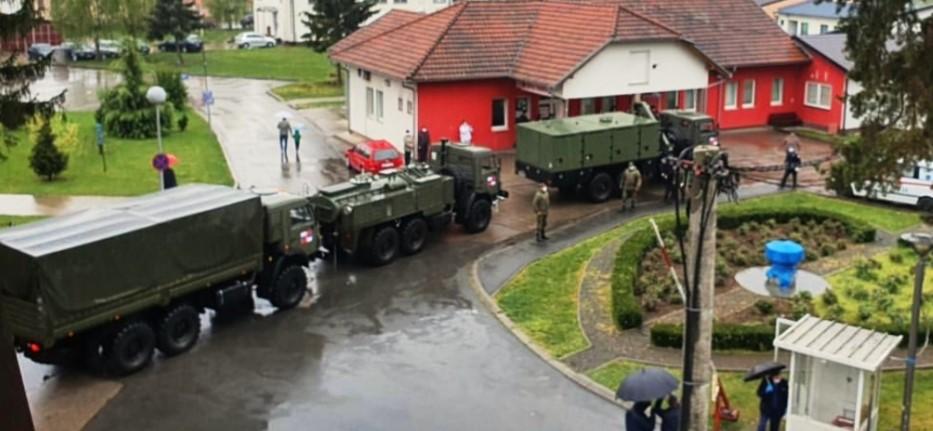 Rusi počeli dezinfekciju u Bosanskoj Gradišci