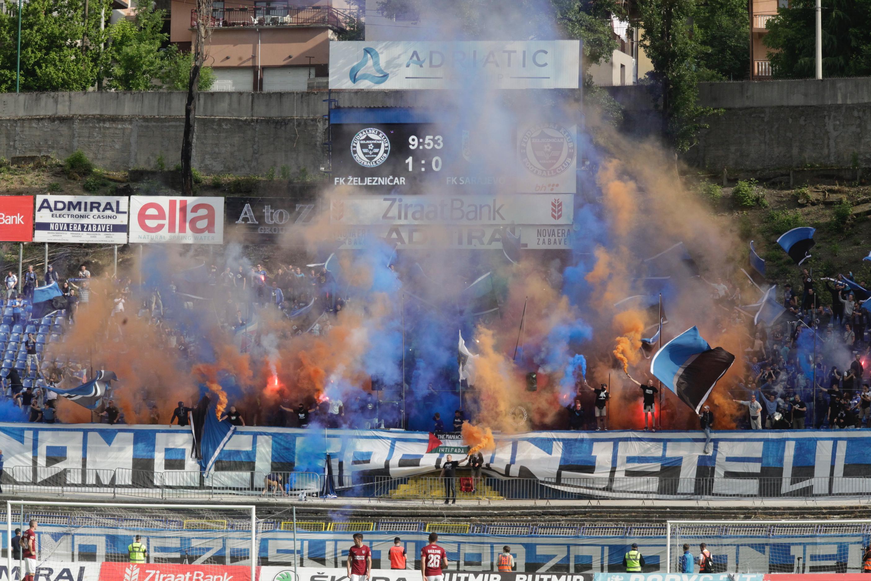 Južna tribina stadiona Grbavica - Avaz