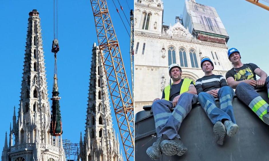 Oni su spustili dio zagrebačke katedrale: Uh, poseban je to osjećaj