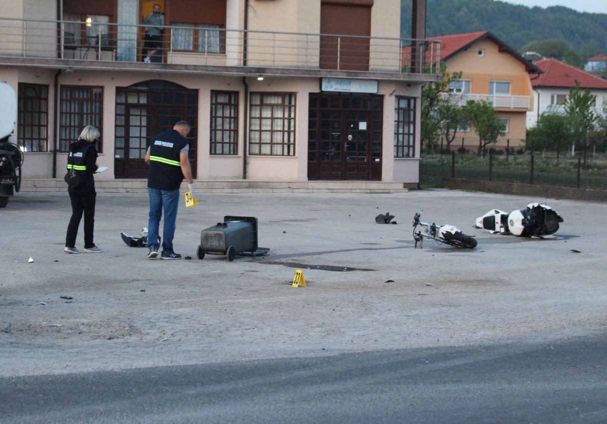 Poginuo suvozač na motociklu