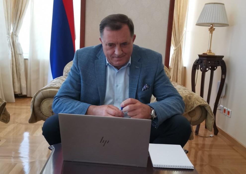 Dodik putem videolinka razgovarao s Kavalec - Avaz