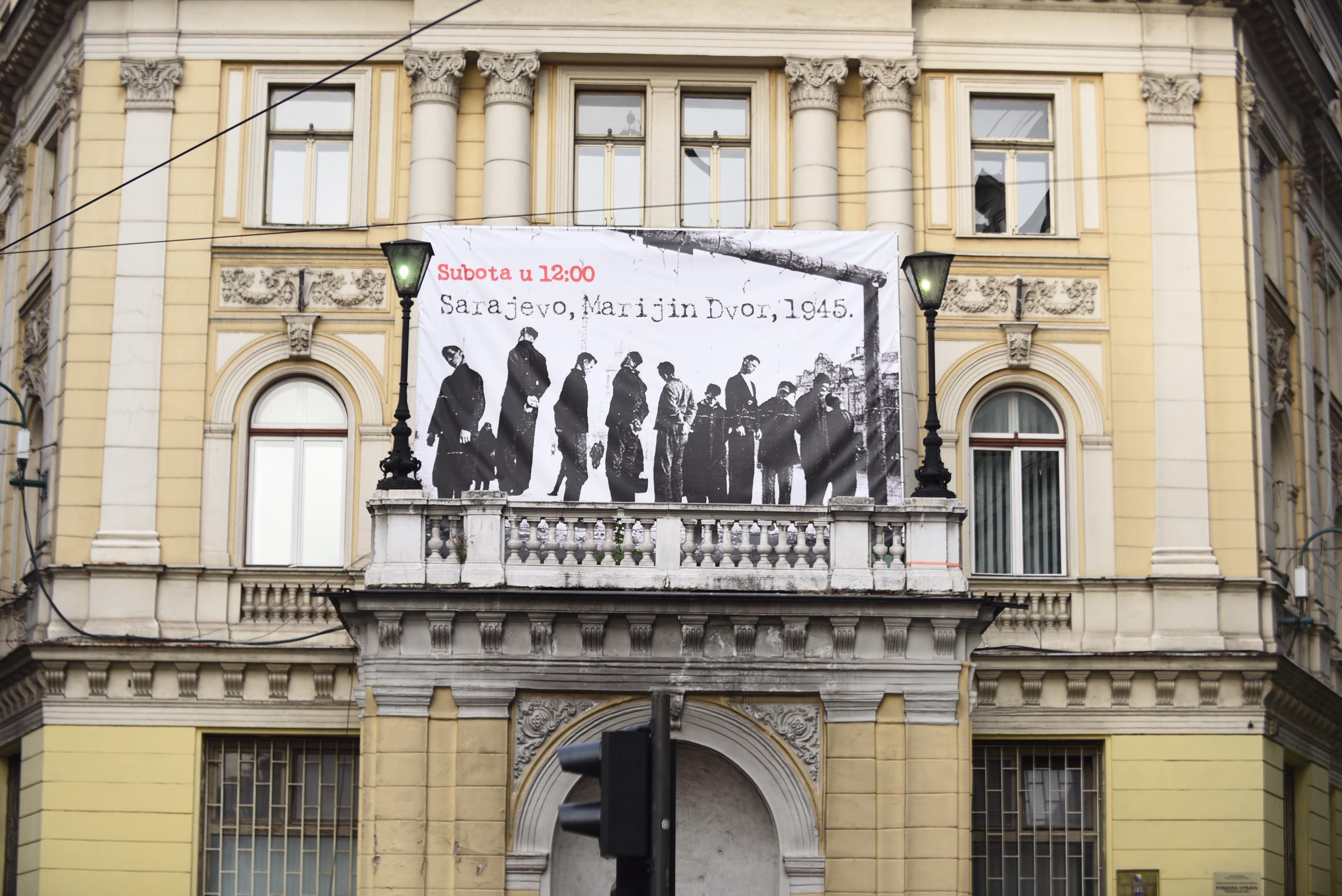 Iznad Vječne vatre postavljena potresna fotografija koja svjedoči o zločinima NDH