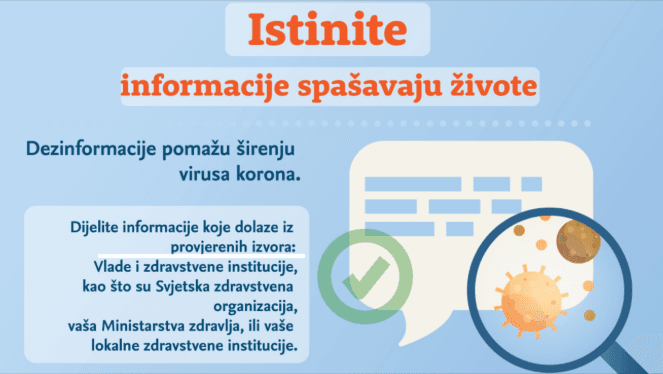 Svjetska zdravstvena organizacija poručila: Stop infodemiji netačnih informacija