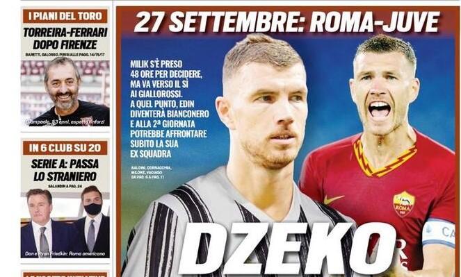 Džeko na naslovnici Tuttosporta - Avaz