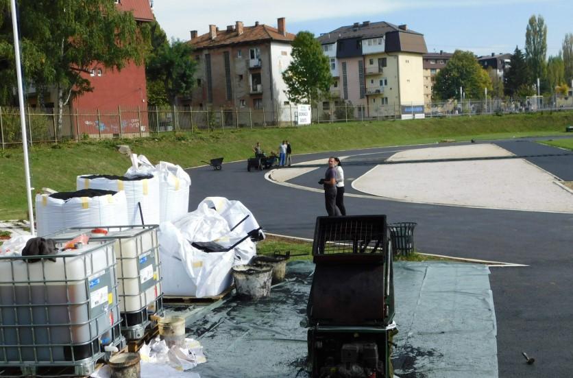 U završnoj fazi radovi na rekonstrukciji atletske staze