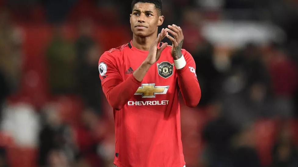 Manchester United forward Marcus Rashford - Avaz