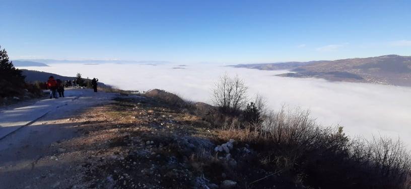 Kako se Sarajevo guši u smogu najbolje se vidi s Trebevića