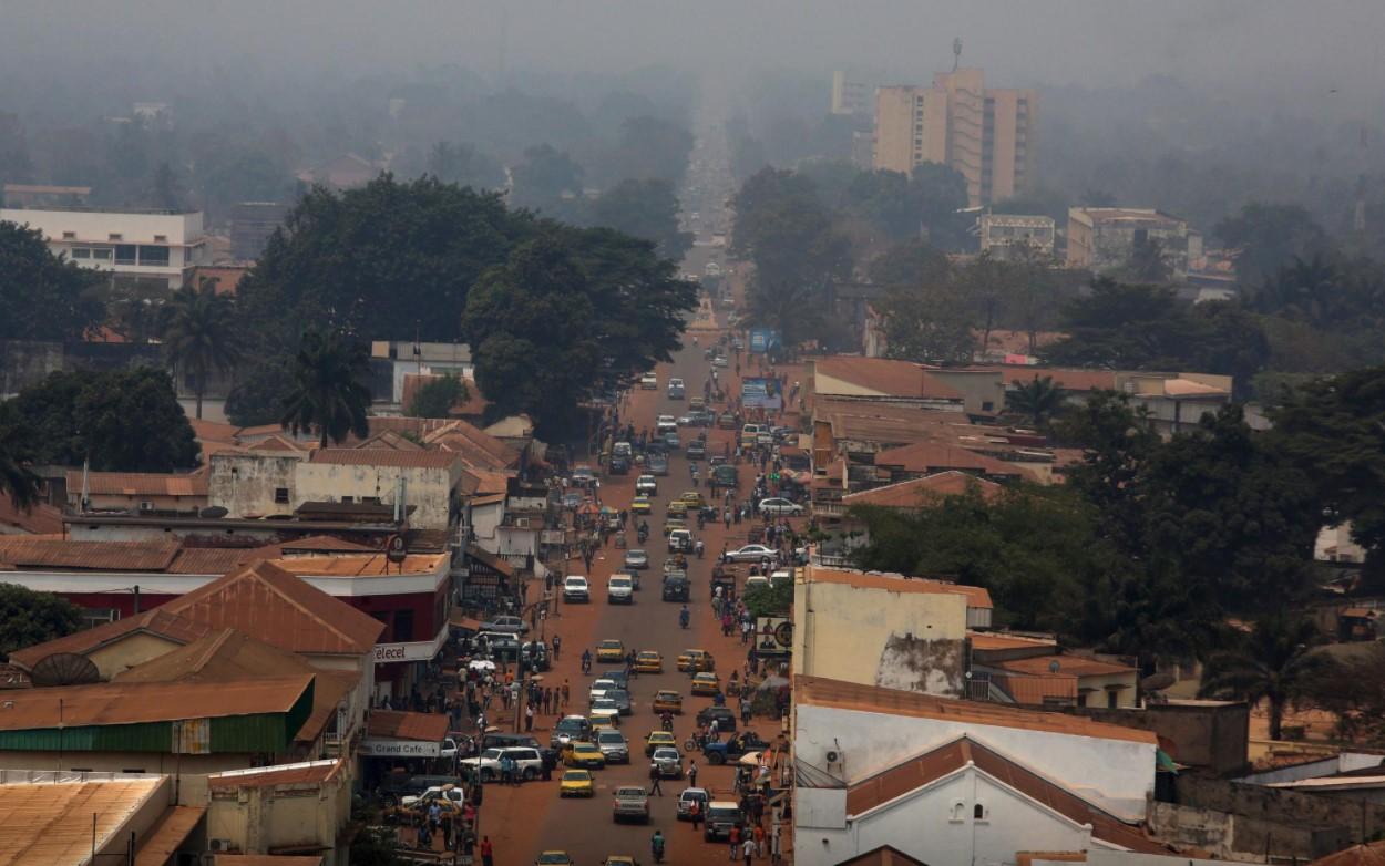 A general view shows a part of the capital Bangui, Central African Republic, February 16, 2016. - Avaz