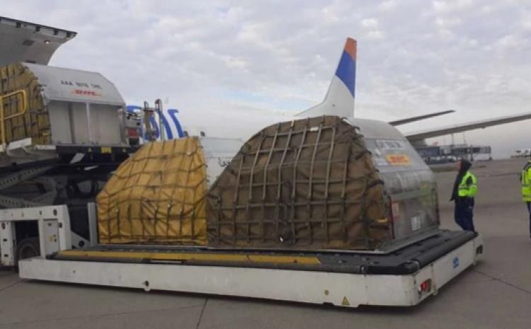 The airplane with the first doses of Pfizer vaccines landed at the Belgrade airport