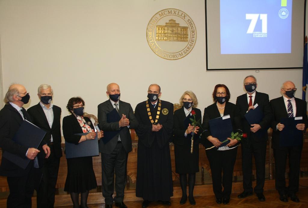 Promovirano devet profesora emeritusa Univerziteta u Sarajevu