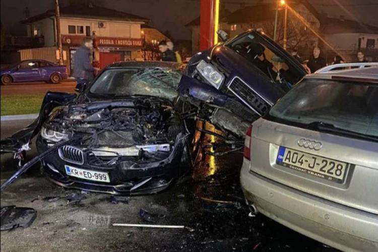 Žestok sudar u Banjoj Luci, automobili smrskani