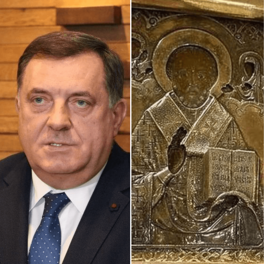 Dodik poručio: Ako Ukrajinci dokažu da su tražili ikonu prije nego sam je poklonio Lavrovu, vratit ću je