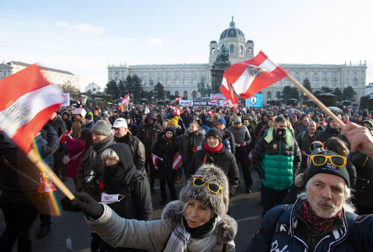 Protesti u Beču - Avaz