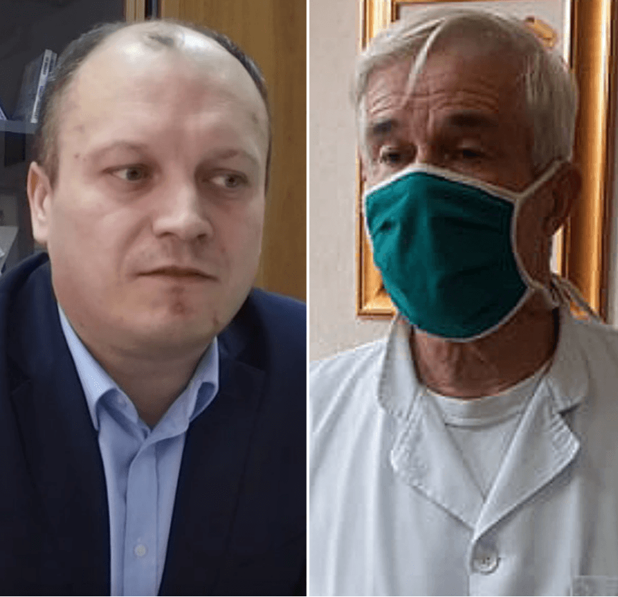 Predsjednik OO HDZ-a Travnik Bojan Domić i  kandidat SDA dr. Mirsad Granov - Avaz