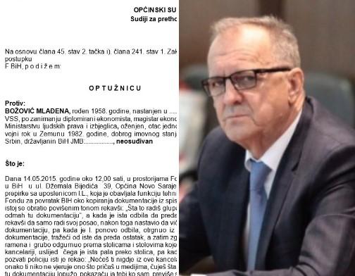 Bivši direktor Fonda za povratak nasrnuo na kolegicu: "Šta to radiš glupačo jedna, daj mi odmah tu dokumentaciju"