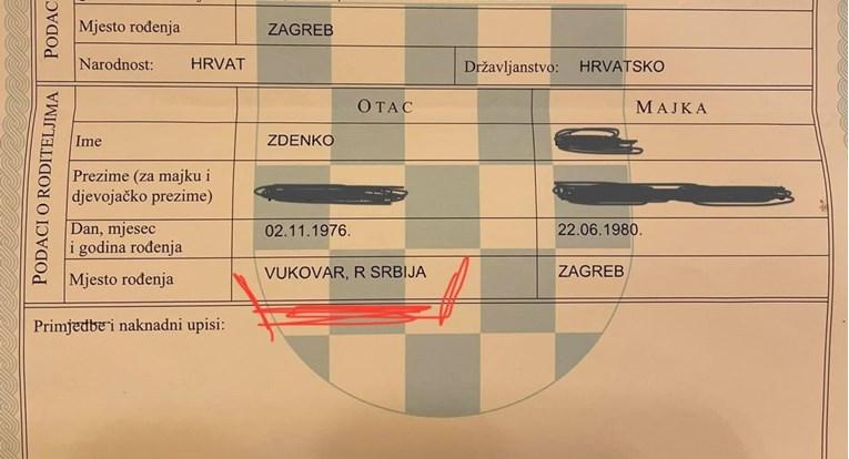 Matična služba u Hrvatskoj napisala da je Vukovar u Srbiji