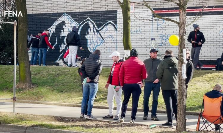 Mural u Tuzli za sjećanje na planinara i prijatelja Radeta Šimića