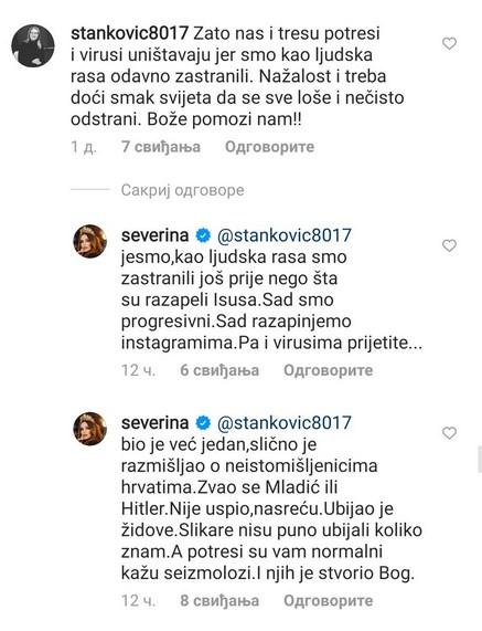 Severina odgovorila pratiocima - Avaz