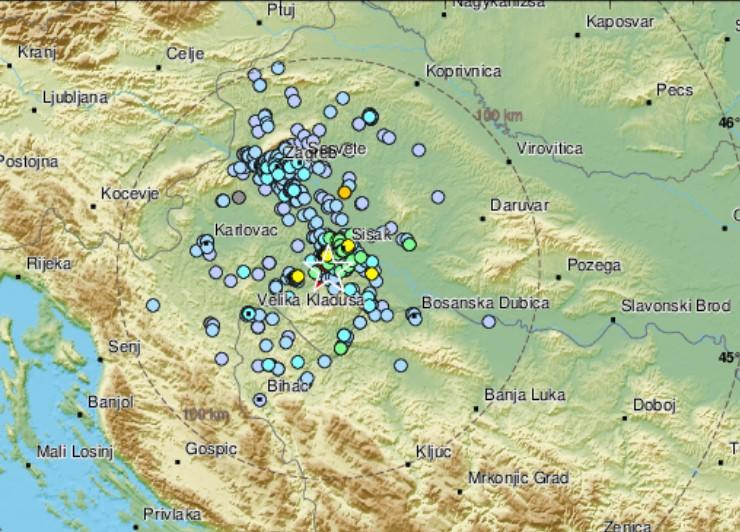 Zemljotres pogodio Sisak, osjetio se i u BiH: "Nema više spavanja"