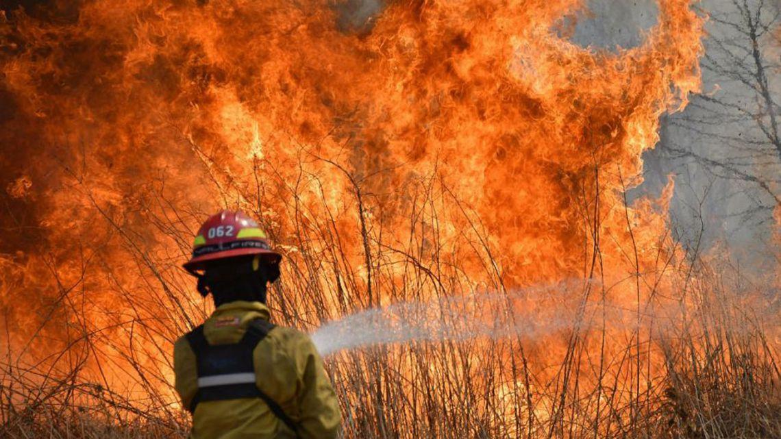 One dead, several missing in Argentina forest fires