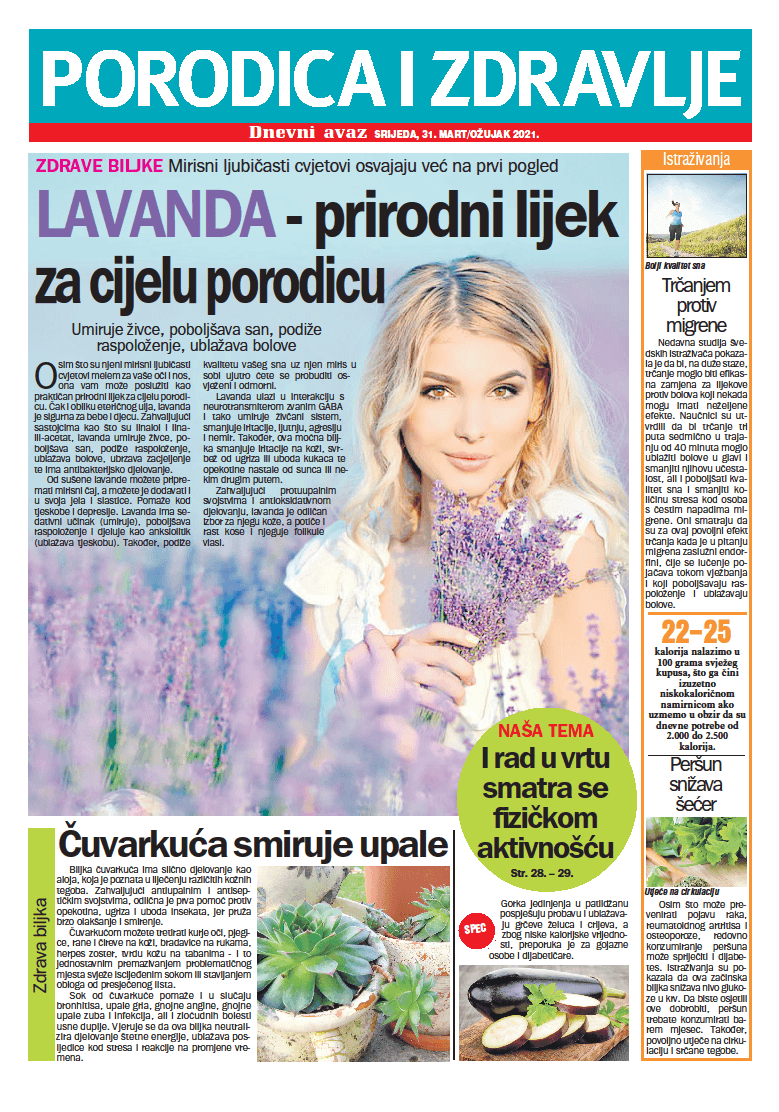 Prva priloga "Porodica i zdravlje" - Avaz