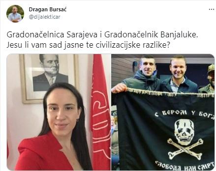 Tvit Dragana Bursaća - Avaz