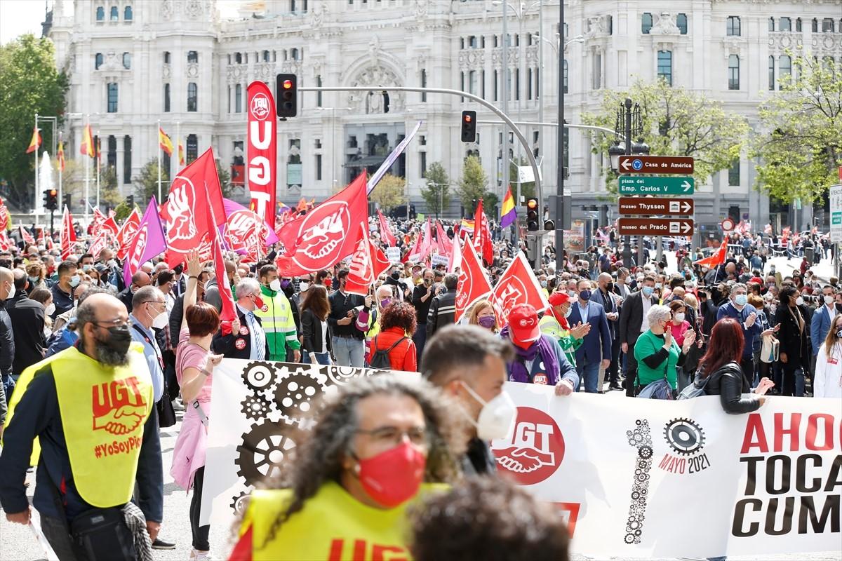 Protest radnika na poziv sindikata održan je i u španskoj prijestolnici Madridu - Avaz