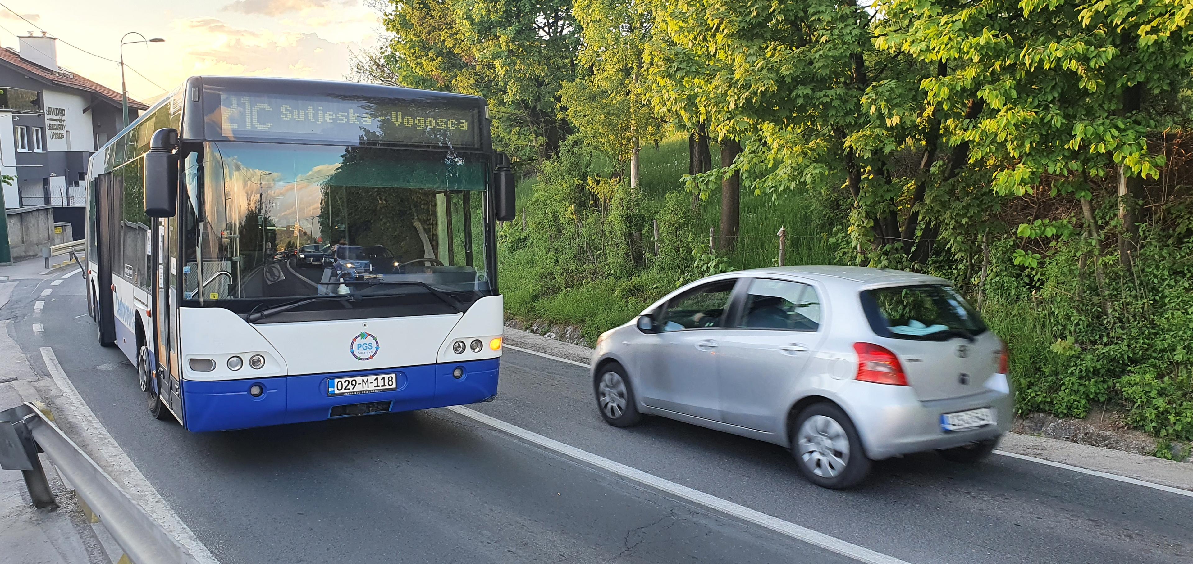 Velike gužve na Koševu, pokvario se autobus