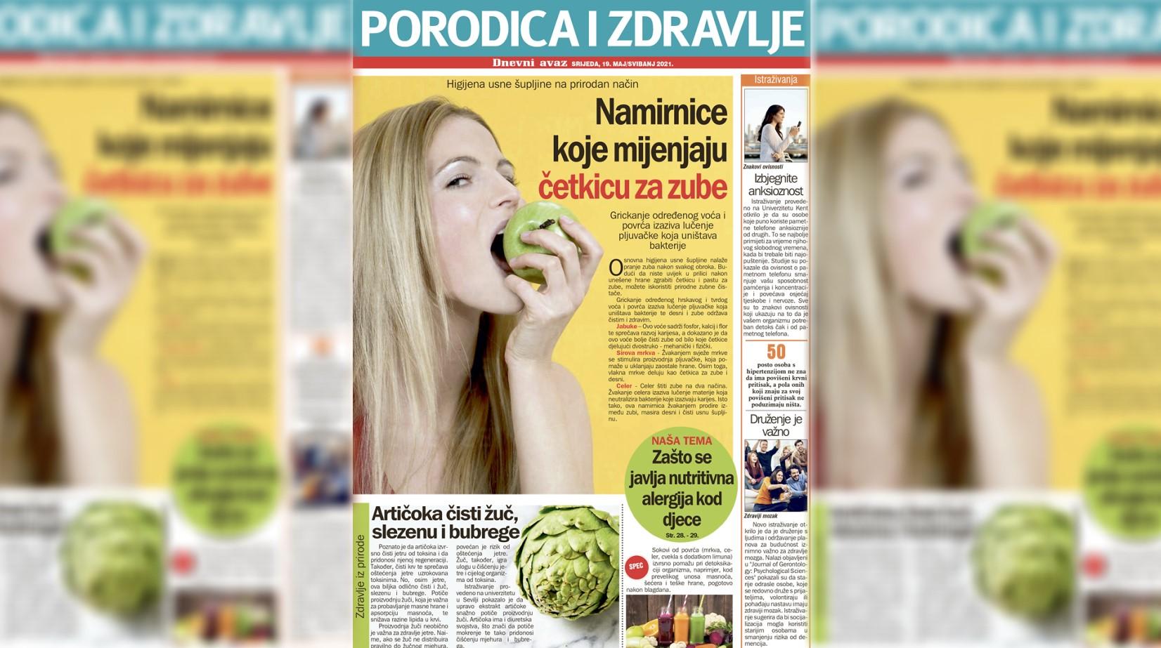 Poklon prilog našim čitaocima u srijedu: Porodica i zdravlje / Zašto se javlja nutritivna alergija kod djece