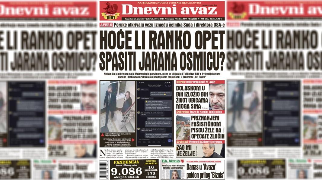 Hoće li Ranko opet spasiti jarana Osmicu?