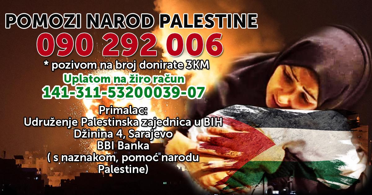 Humanitarni broj za pomoć narodu Palestine - Avaz