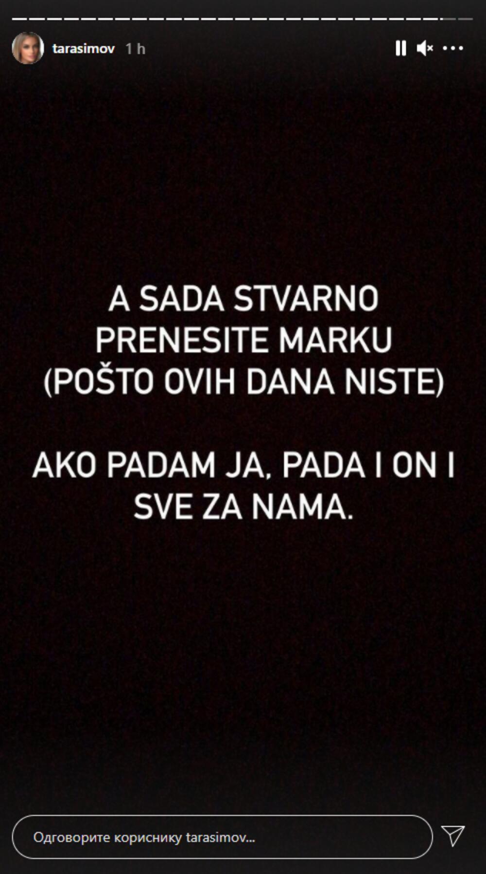 Objava na Instagramu - Avaz