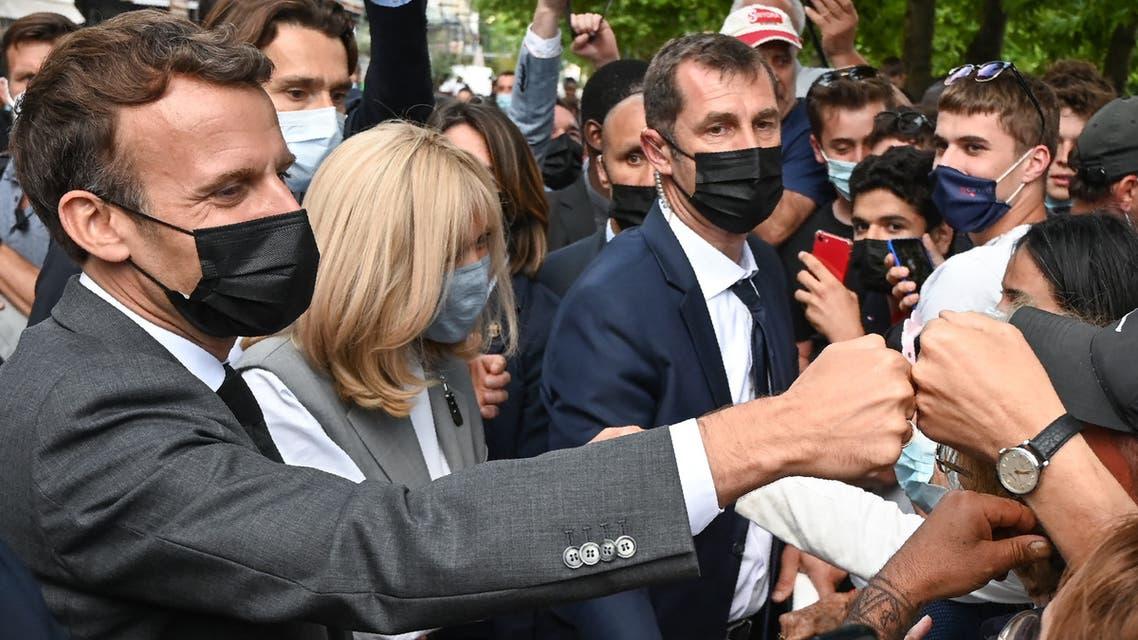 Man who slapped Macron risks jail at court hearing