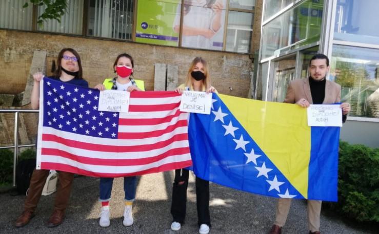 Studenti tokom ranijih protesta ispred AU BiH - Avaz