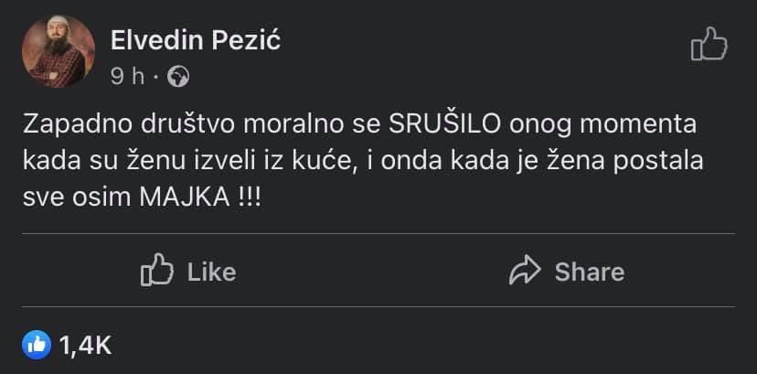 Komentar Elvedina Pezić - Avaz