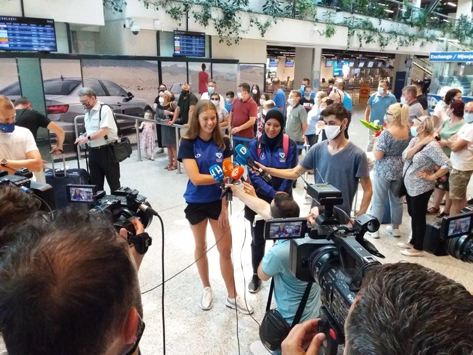 Sa dočeka na Aerodromu Sarajevo - Avaz