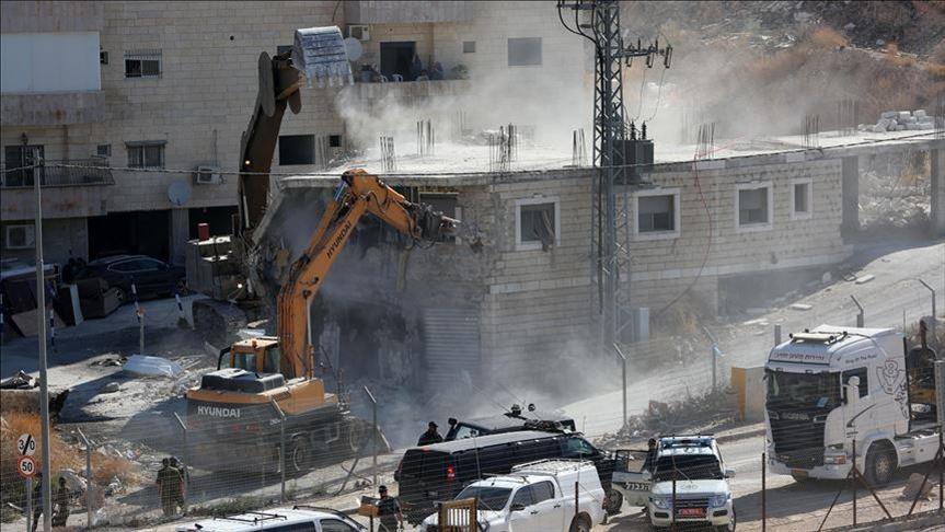 According to the United Nations Office for the Coordination of Humanitarian Affairs (OCHA), Israeli forces demolished at least 421 Palestinian-owned structures in the occupied West Bank this year - Avaz