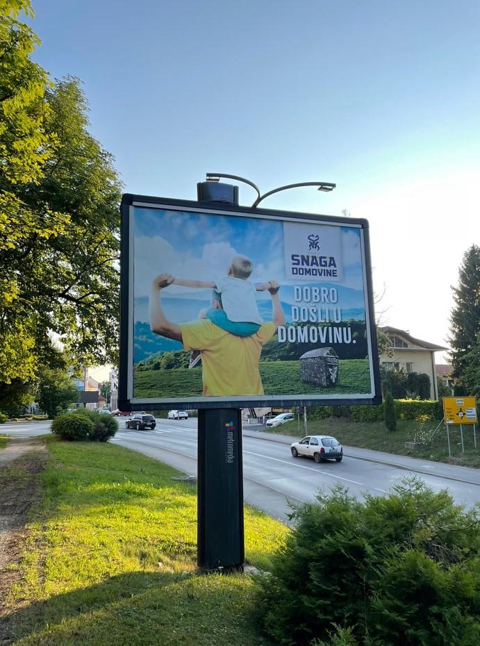 U blizini graničnih prijelaza postavljeni bilbordi "Dobro došli u domovinu"