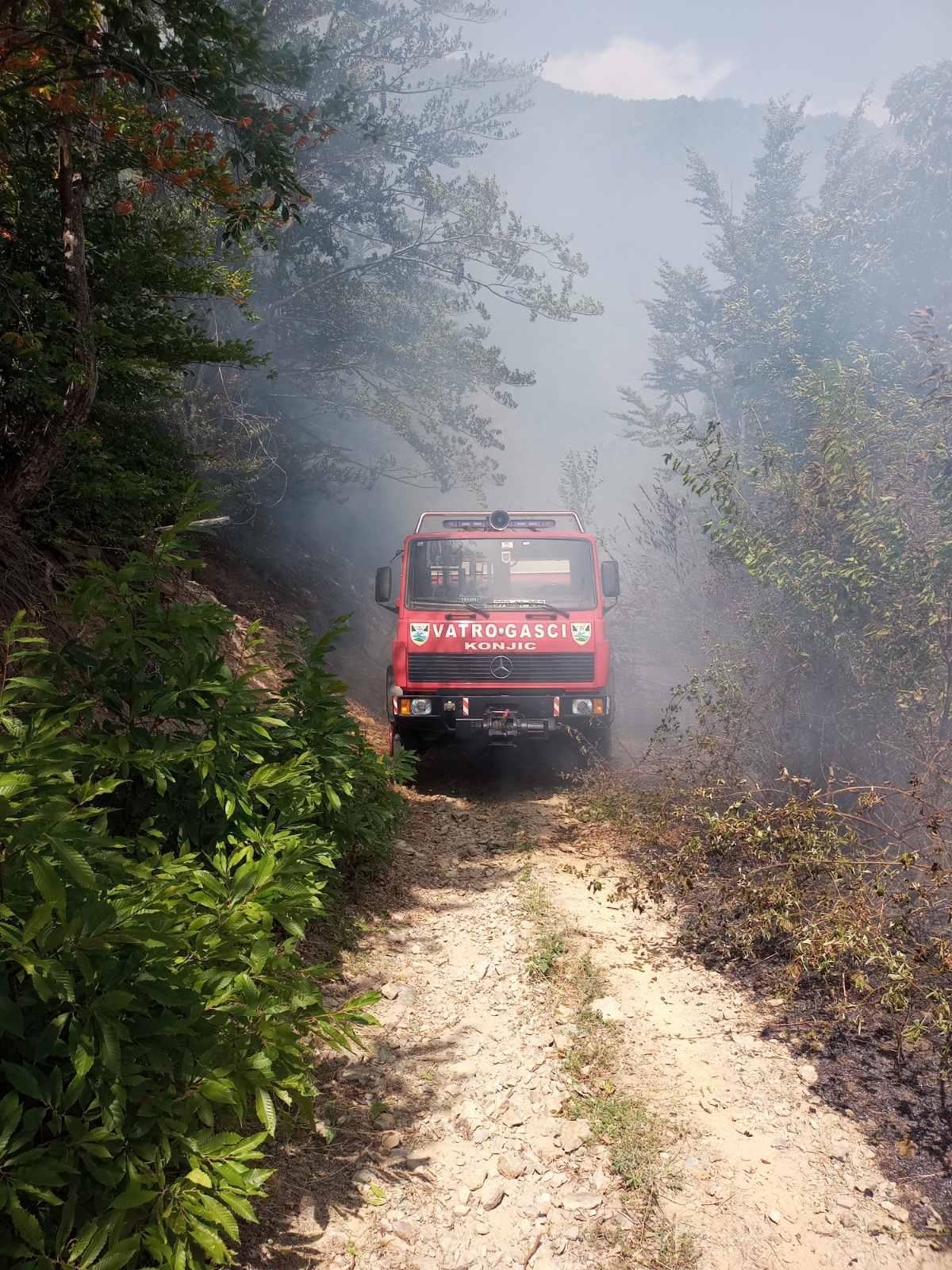 Vatrogasci ulažu velike napore u gašenje požara - Avaz