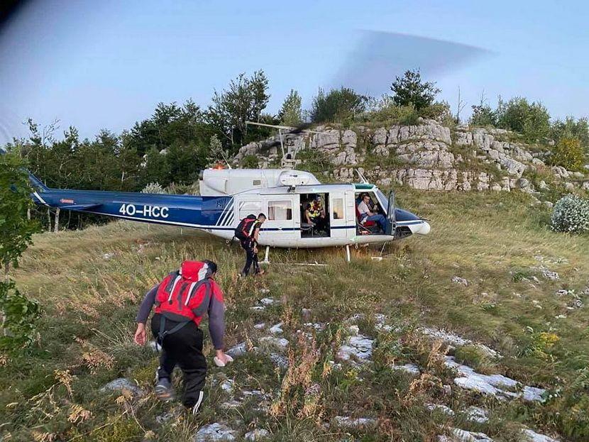 Spašeno svih pet nestalih osoba kod Nikšića, jedna osoba povrijeđena