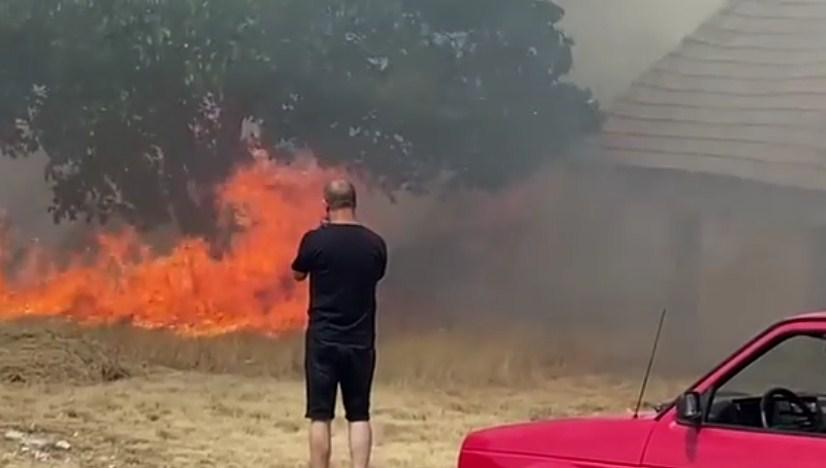 Vjetar otežava gašenje požara kod Tomislavgrada