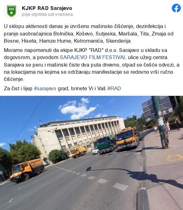 Informacija preduzeća "Rad" - Avaz