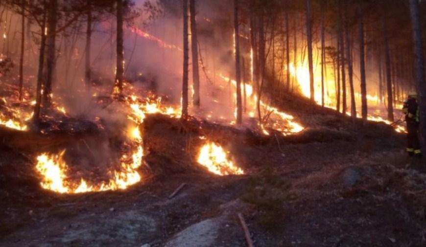 Aktivni požari na području Konjica, Jablanice i Stoca