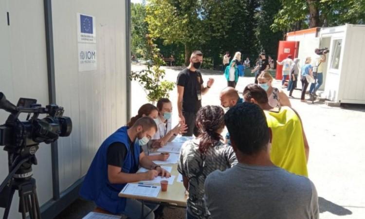 Vaccination process starts at the Lipa reception center