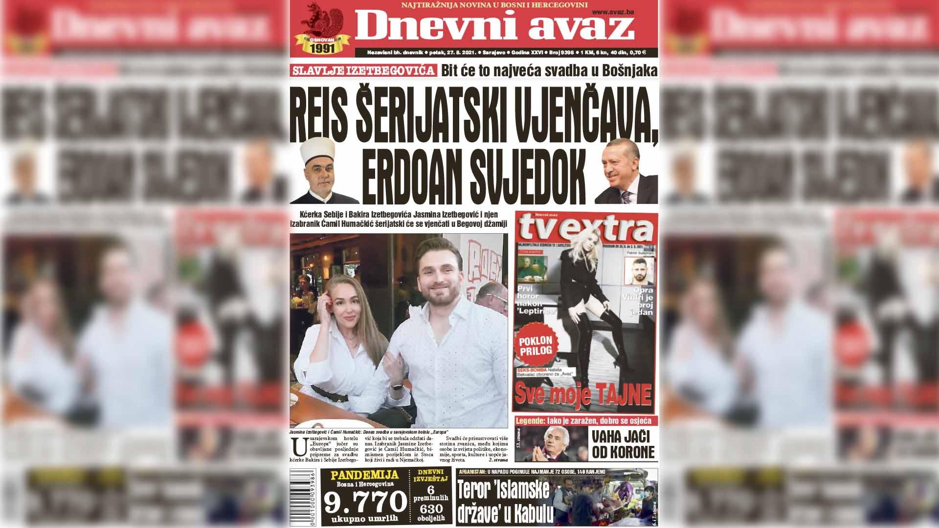 Reis šerijatski vjenčava, Erdoan svjedok