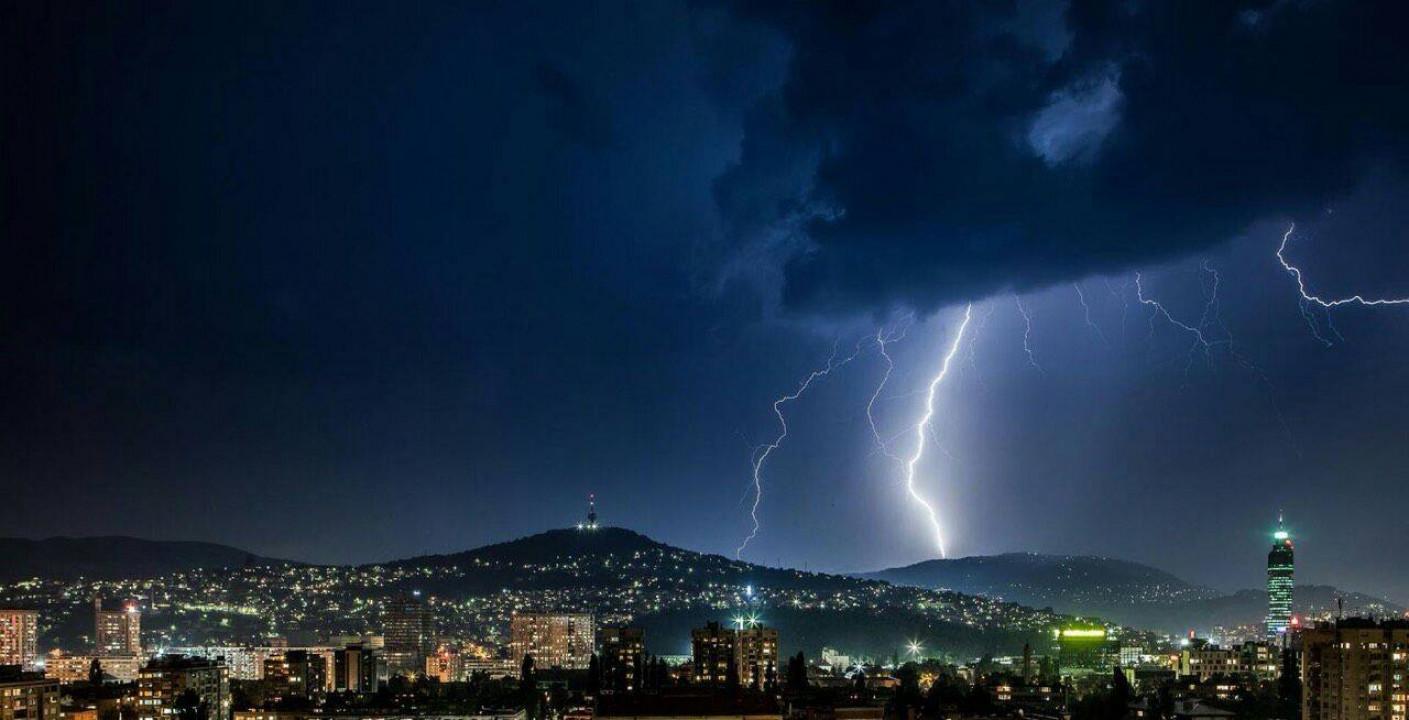 U BiH žuti meteoalarm zbog moguće jake grmljavine