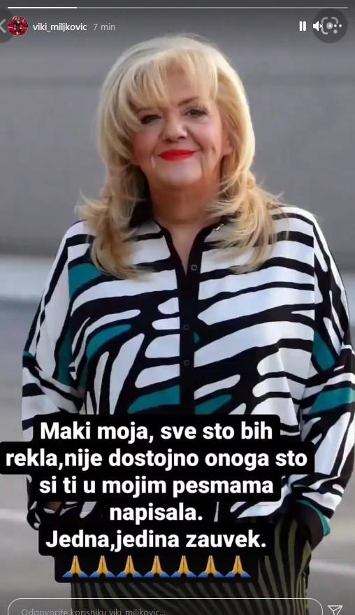 Objava Viki Miljković - Avaz