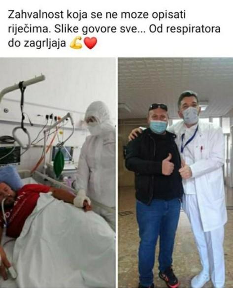 Dirljiva priča bivšeg Covid pacijenta: Od respiratora do zagrljaja